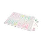 Plateau Jeu Backgammon Crytal Lucite - Multicolore