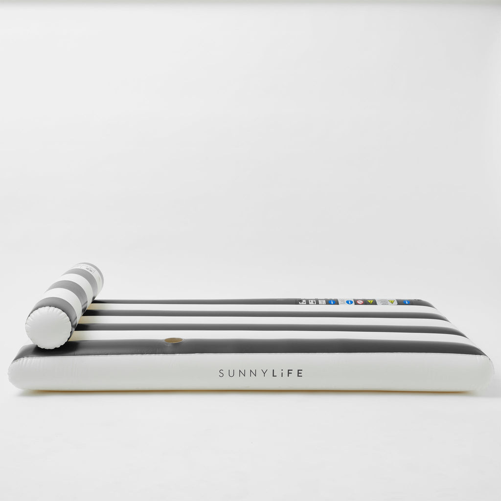 Matelas Lilo Rayures Noires
