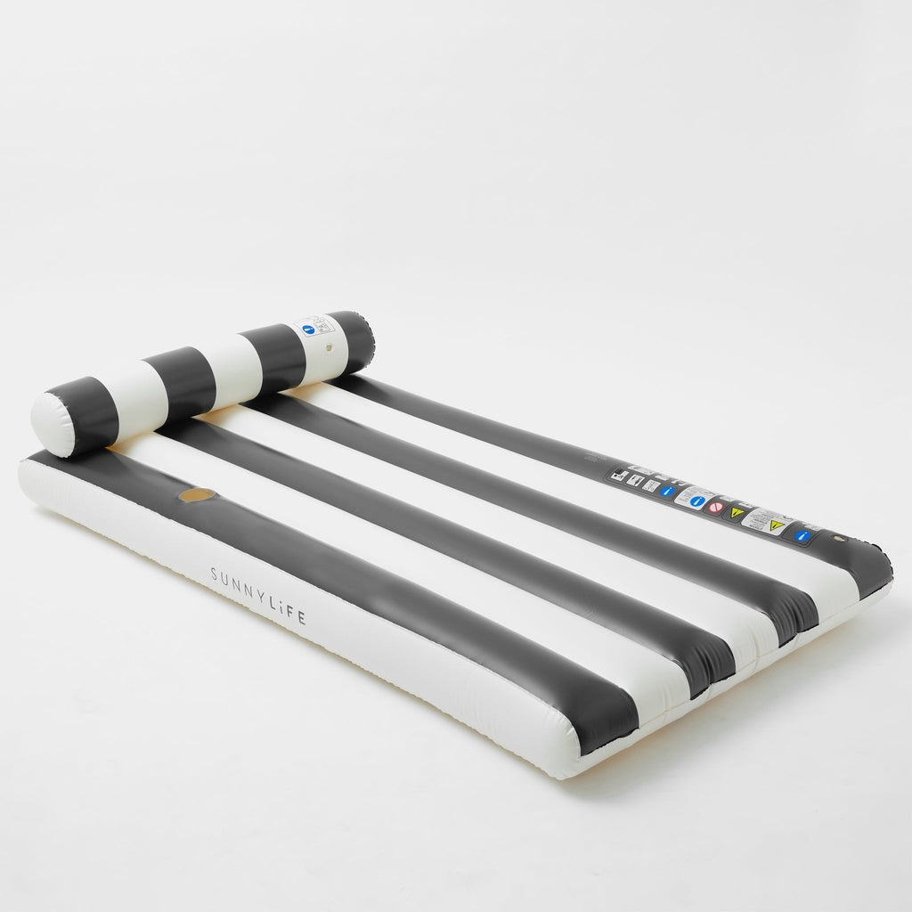 Matelas Lilo Rayures Noires