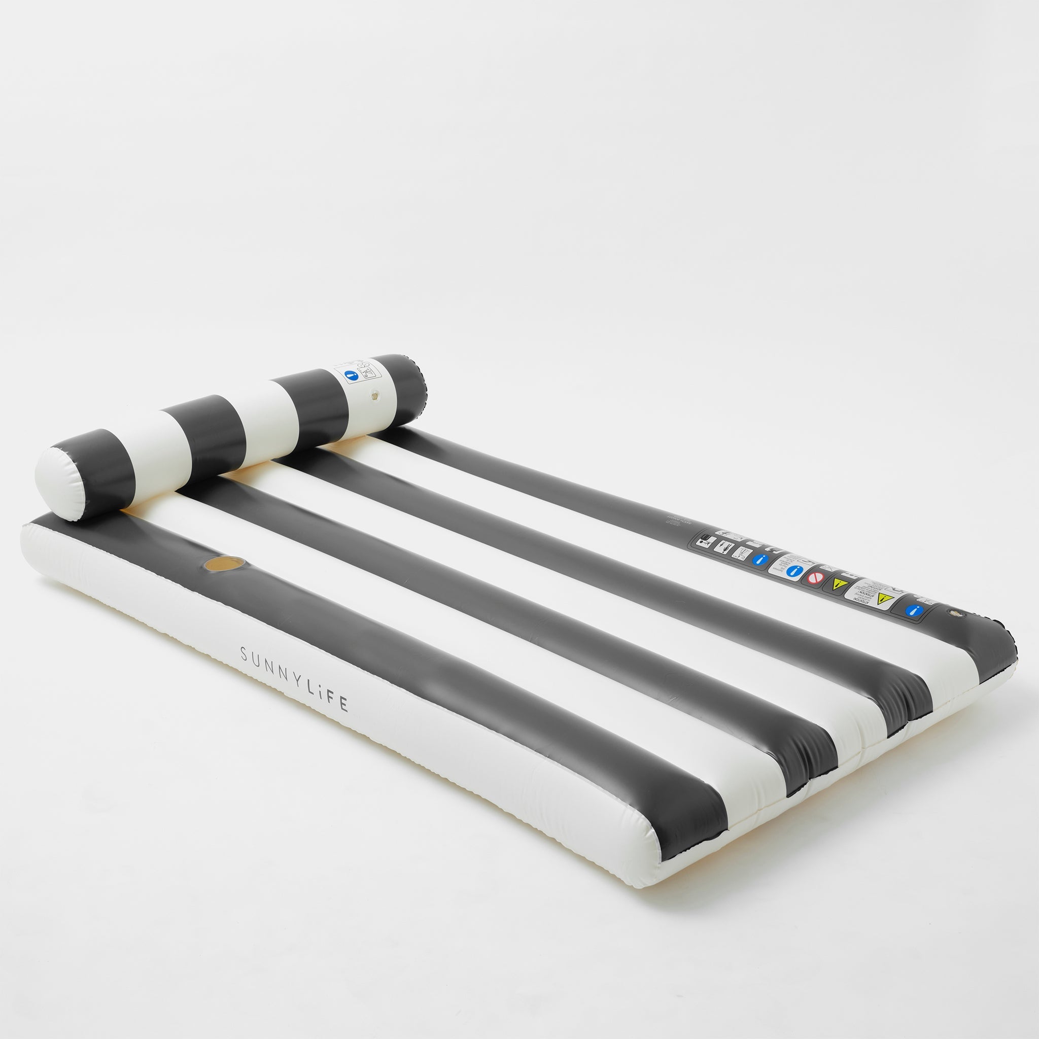 Matelas Lilo Rayures Noires