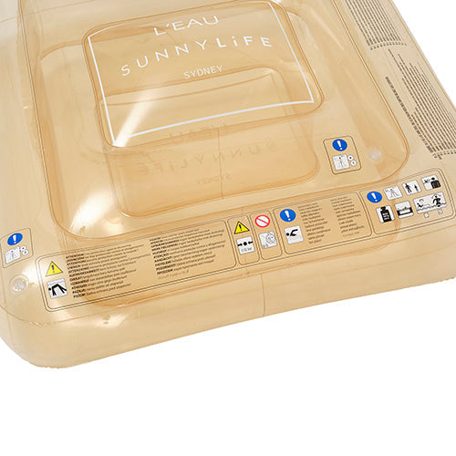 Matelas Flottant Parfum Champagne Adulte - Or