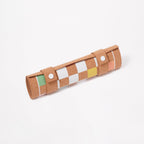 Jeu En Liege Transportable - Imprimé Fond Marron