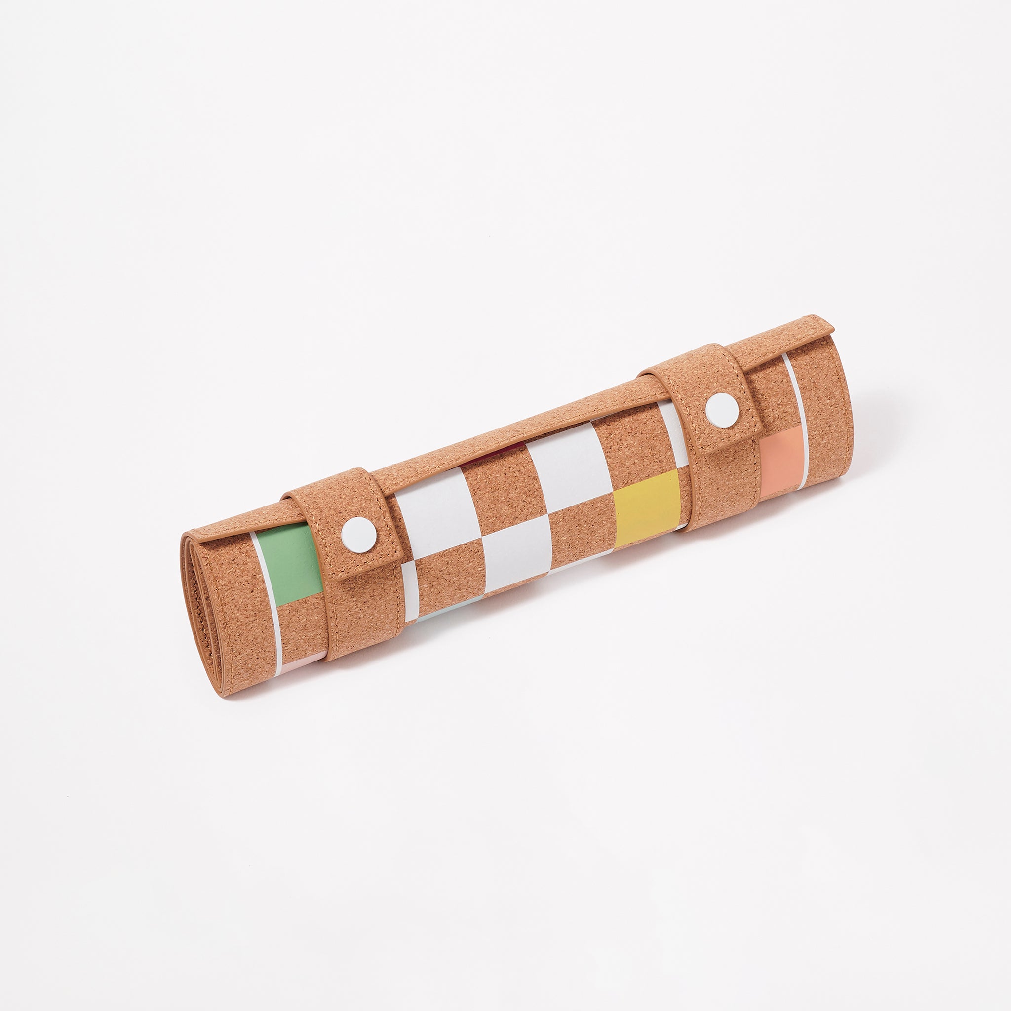 Jeu En Liege Transportable - Imprimé Fond Marron