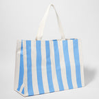 Sac De Plage Fourre-Tout - Mid Blue Cream