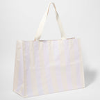 Sac De Plage Fourre-Tout Rio Sun - Rayures Lilas Pastel