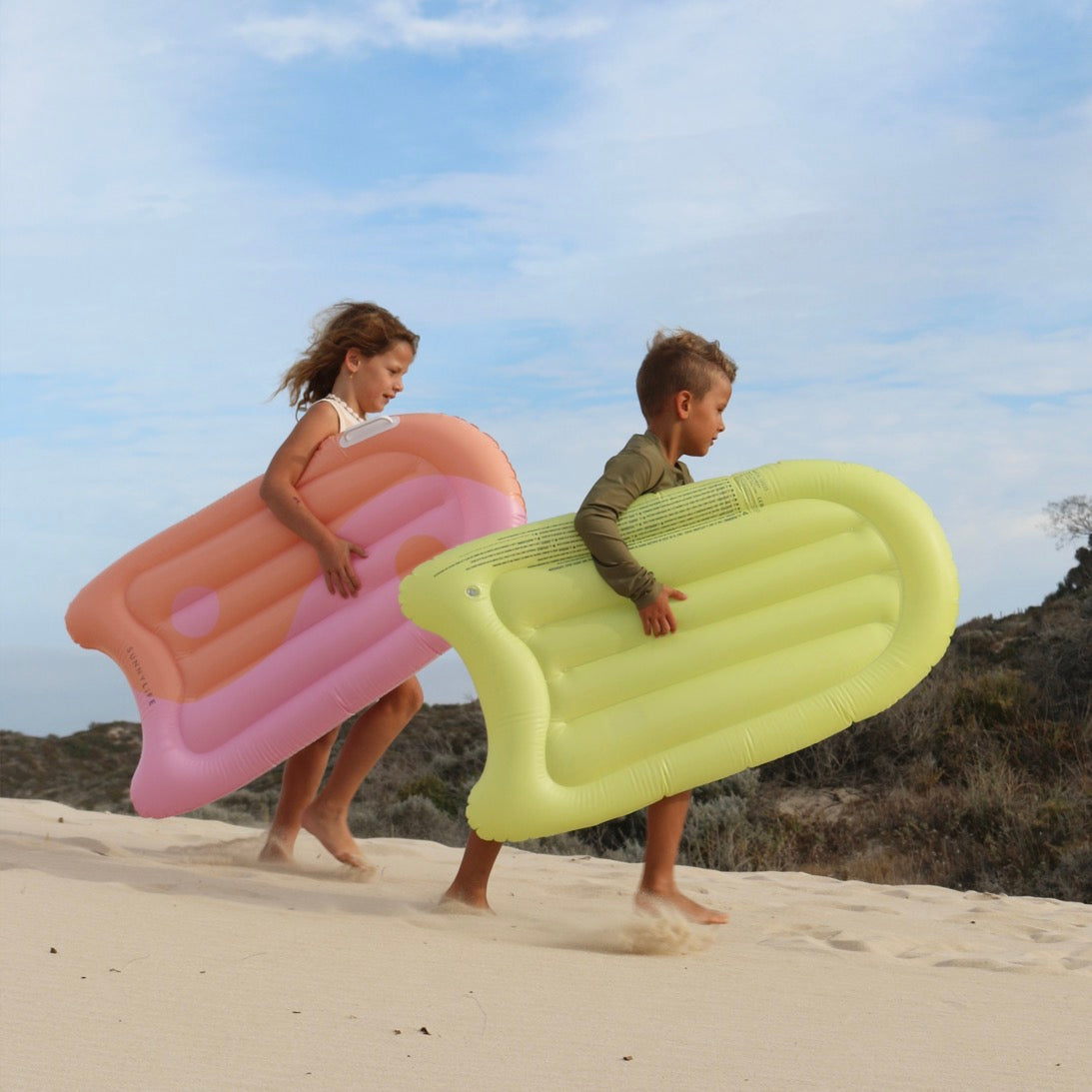 Boogie Board Gonflable The Sea Kids - Bleu-Lime