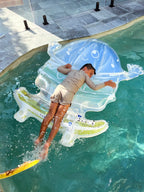 Flotteur Enfant Burger Boy The Sea - Bleu-Lime