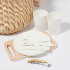 Grand Panier De Pique-Nique - Naturel