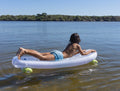 Matelas Skateboard Enfant Float The Sea - Bleu-Lime