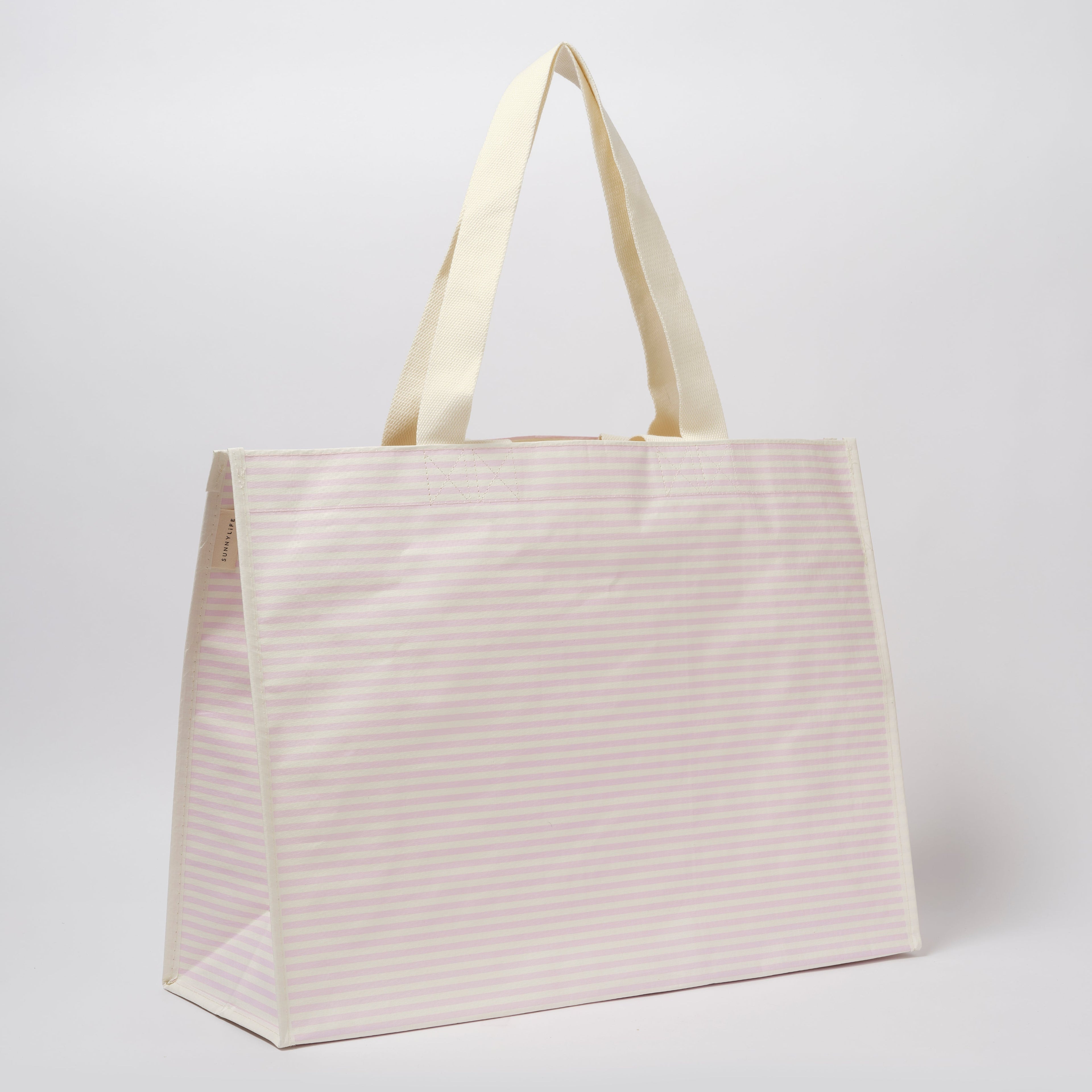 Sac De Plage Fourre-Tout Lazy Days - Rayures Roses