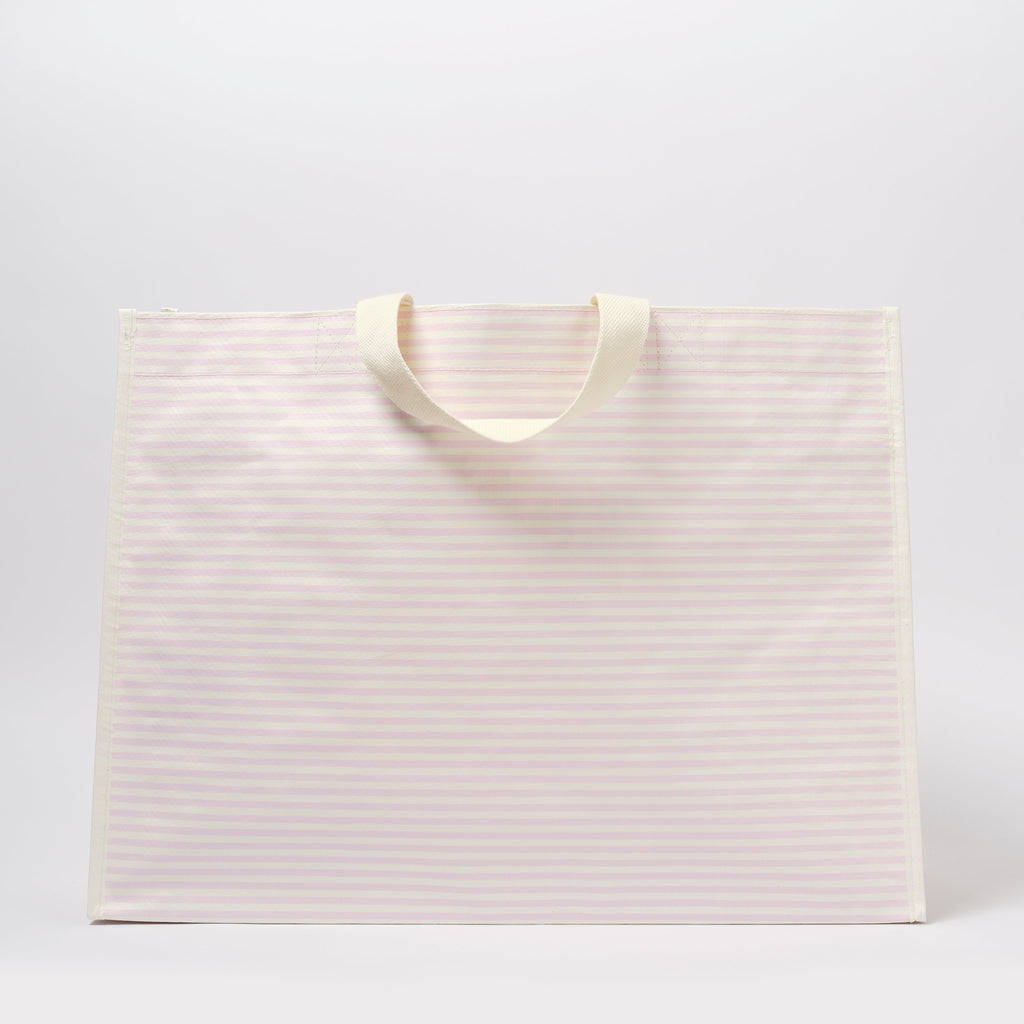 Sac De Plage Fourre-Tout Lazy Days - Rayures Roses