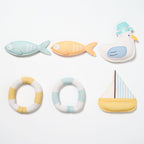 Ensemble De 6 Figurines Dive Buddies Sid La Mouette