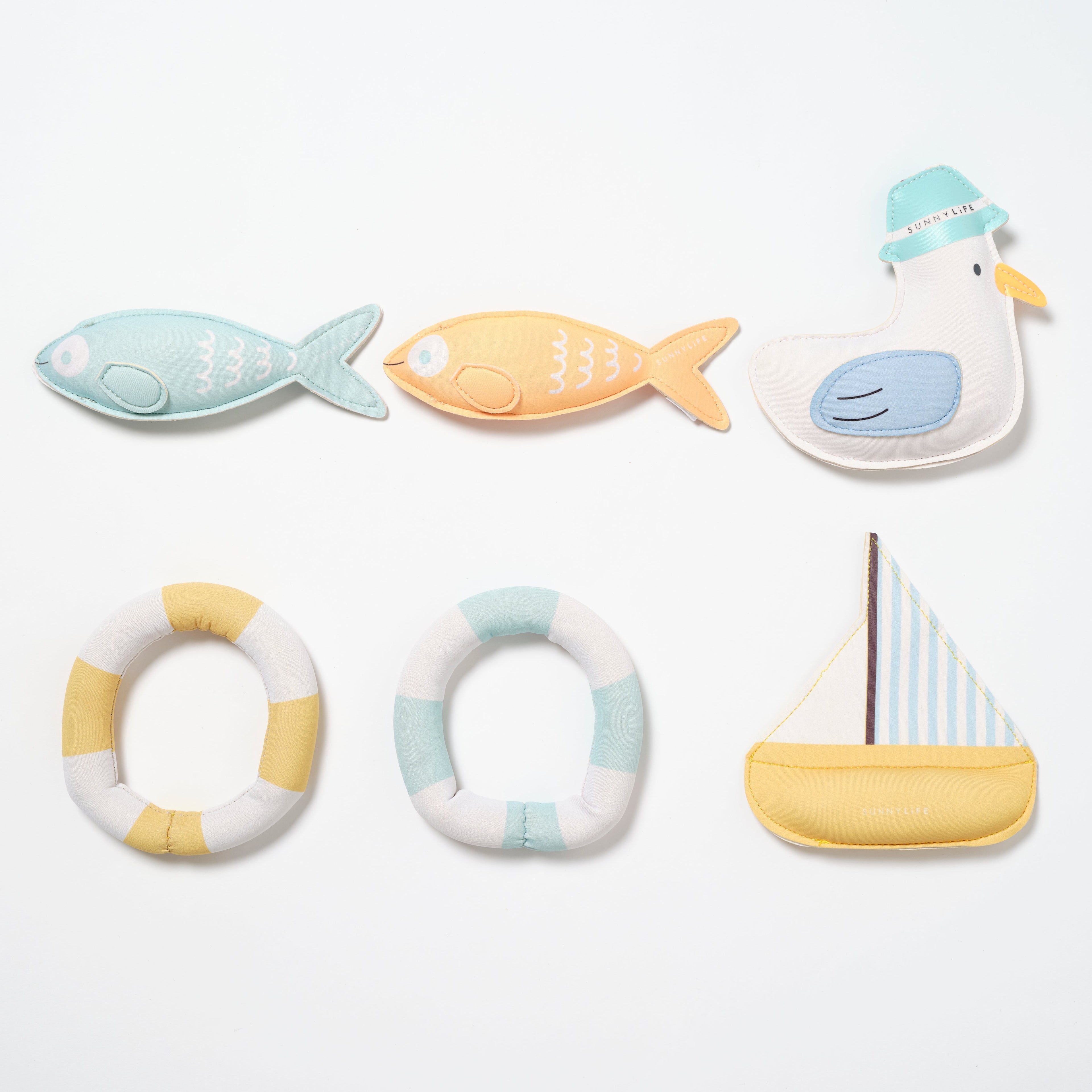 Ensemble De 6 Figurines Dive Buddies Sid La Mouette