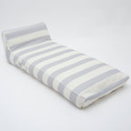 Chaise Longue Lazy Days - Rayures Bleues