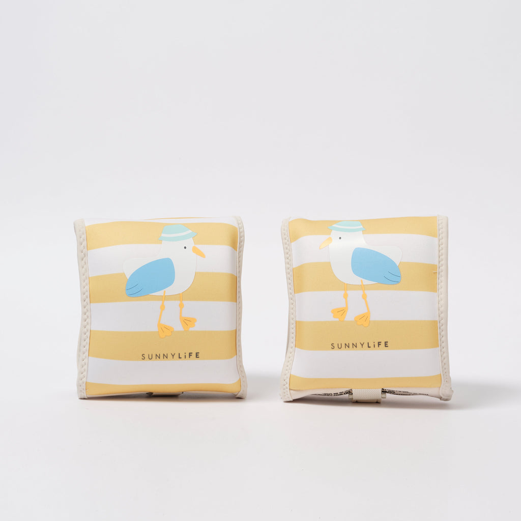 Brassards Sid La Mouette - Rayures Moutarde