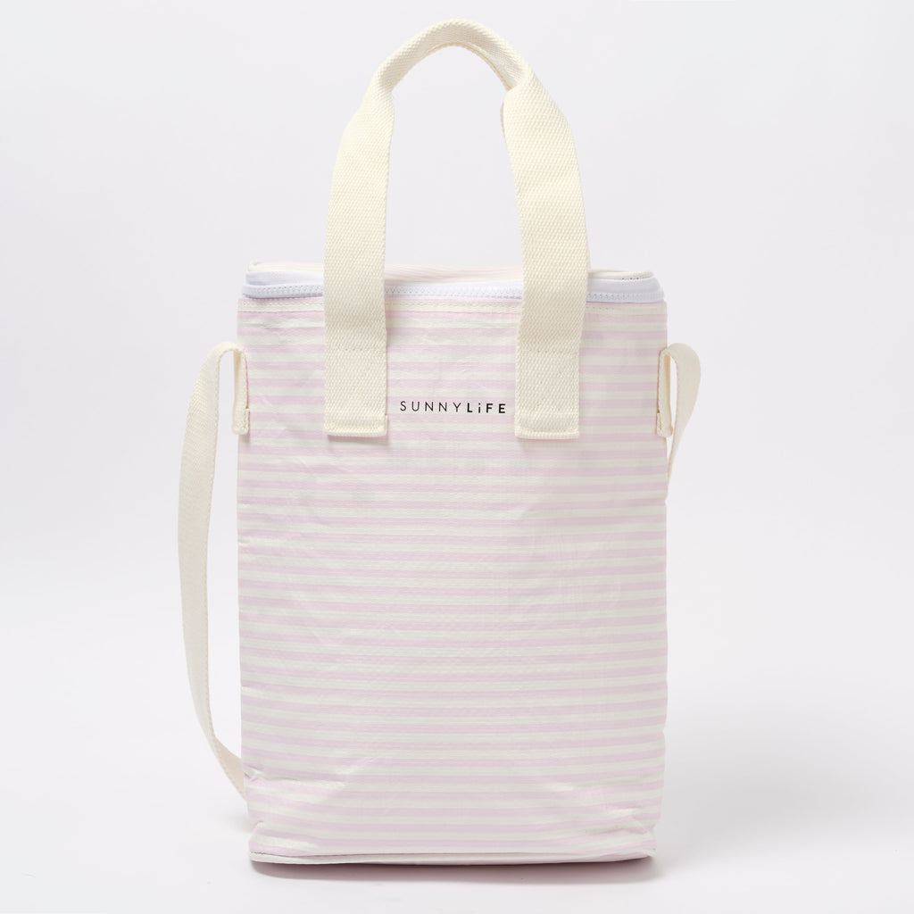 Sac Isotherme Léger À Rayures Roses Lazy Days