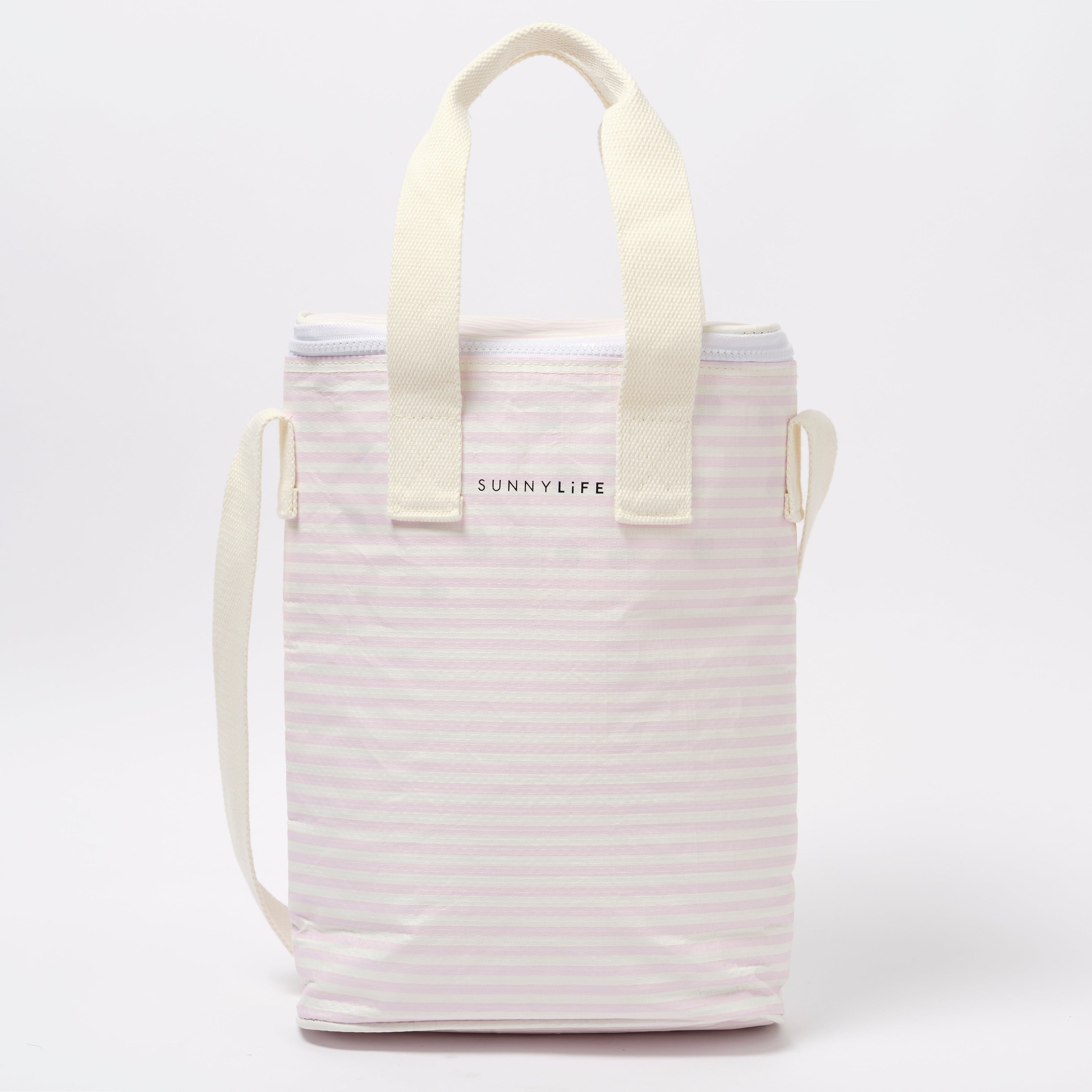 Sac Isotherme Léger À Rayures Roses Lazy Days