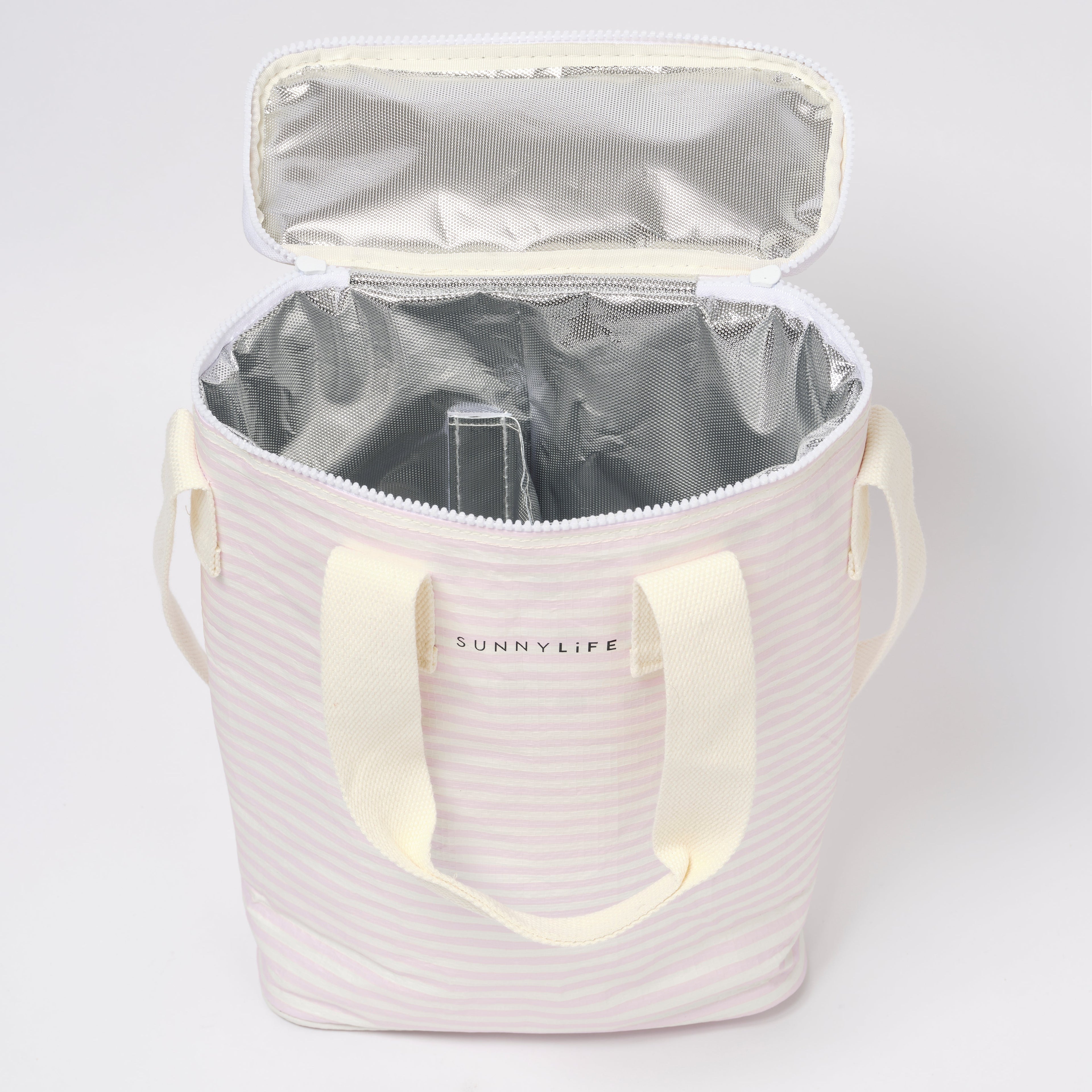 Sac Isotherme Léger À Rayures Roses Lazy Days