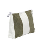 Pochette De Plage Terry The Vacay - Olive Stripe