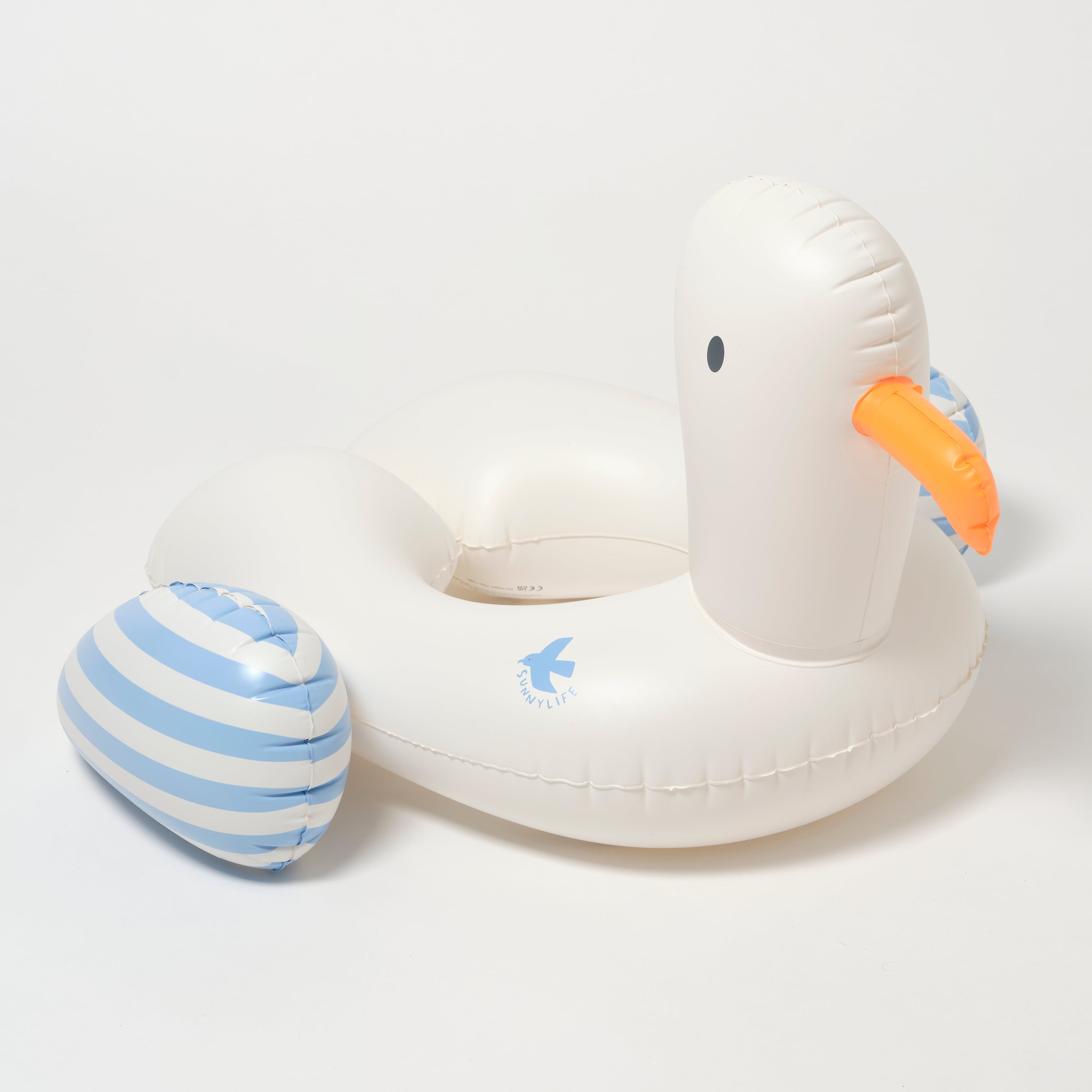 Bouée Enfant Sid La Mouette À Rayures Bleues