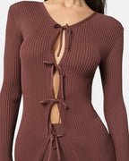 Cardigan À Nouer Wren