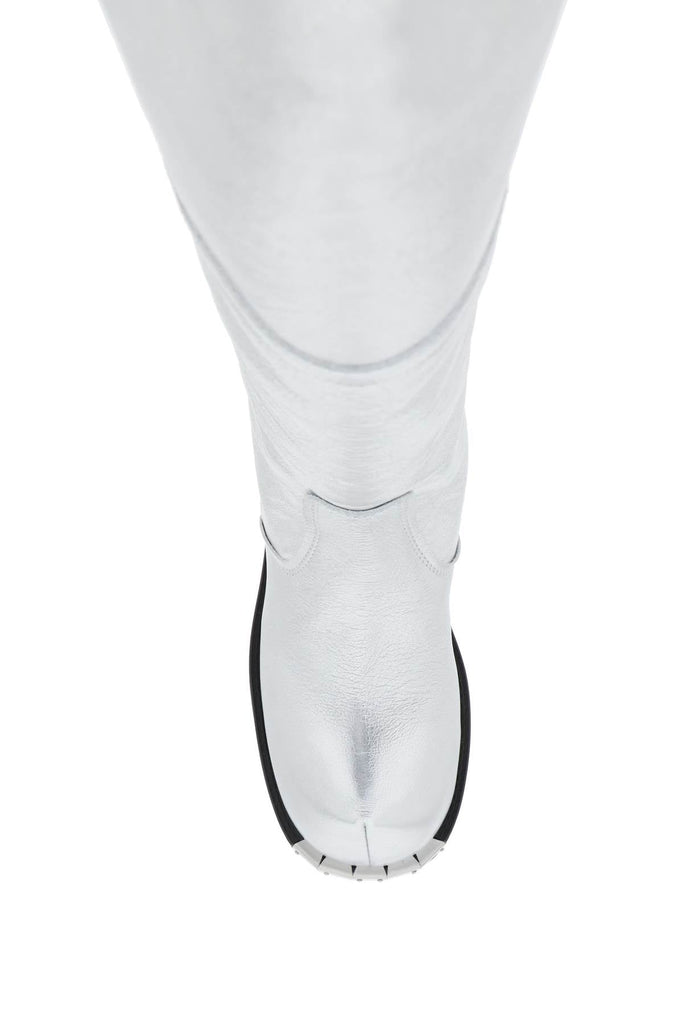 Mm6 Maison Margiela - Bottes Mm6 Maison Margiela Laminated Leather Boots
