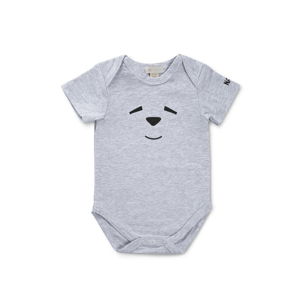 Body Avec Ours En Peluche Gris