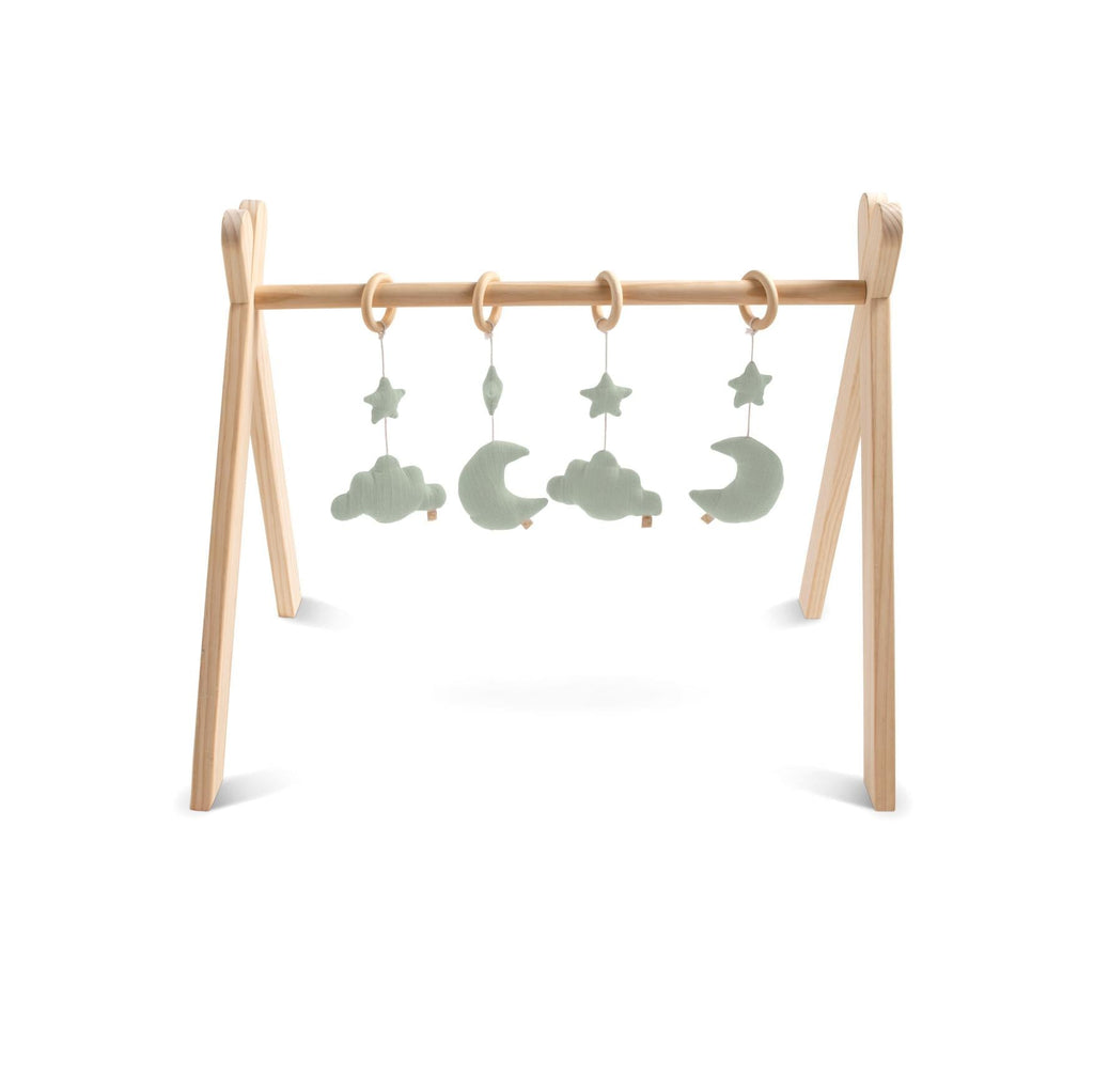 Arche D'Éveil Bois Avec 4 Jouets