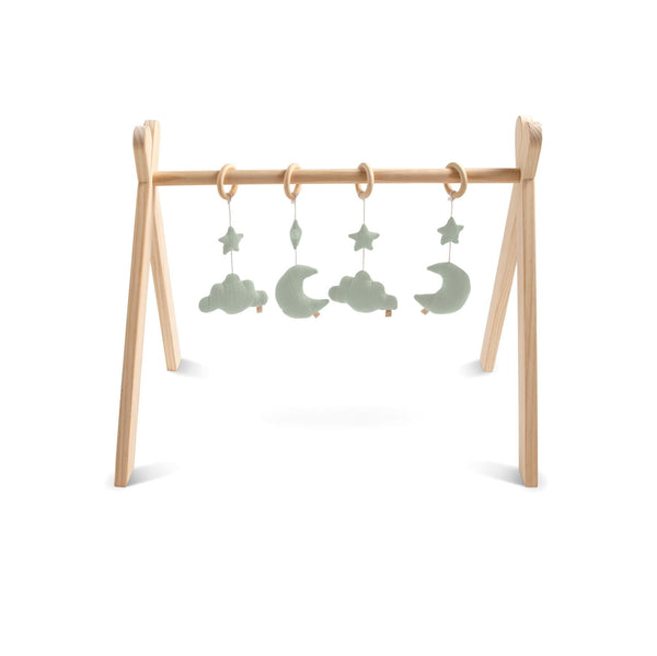 Arche D'Éveil Bois Avec 4 Jouets
