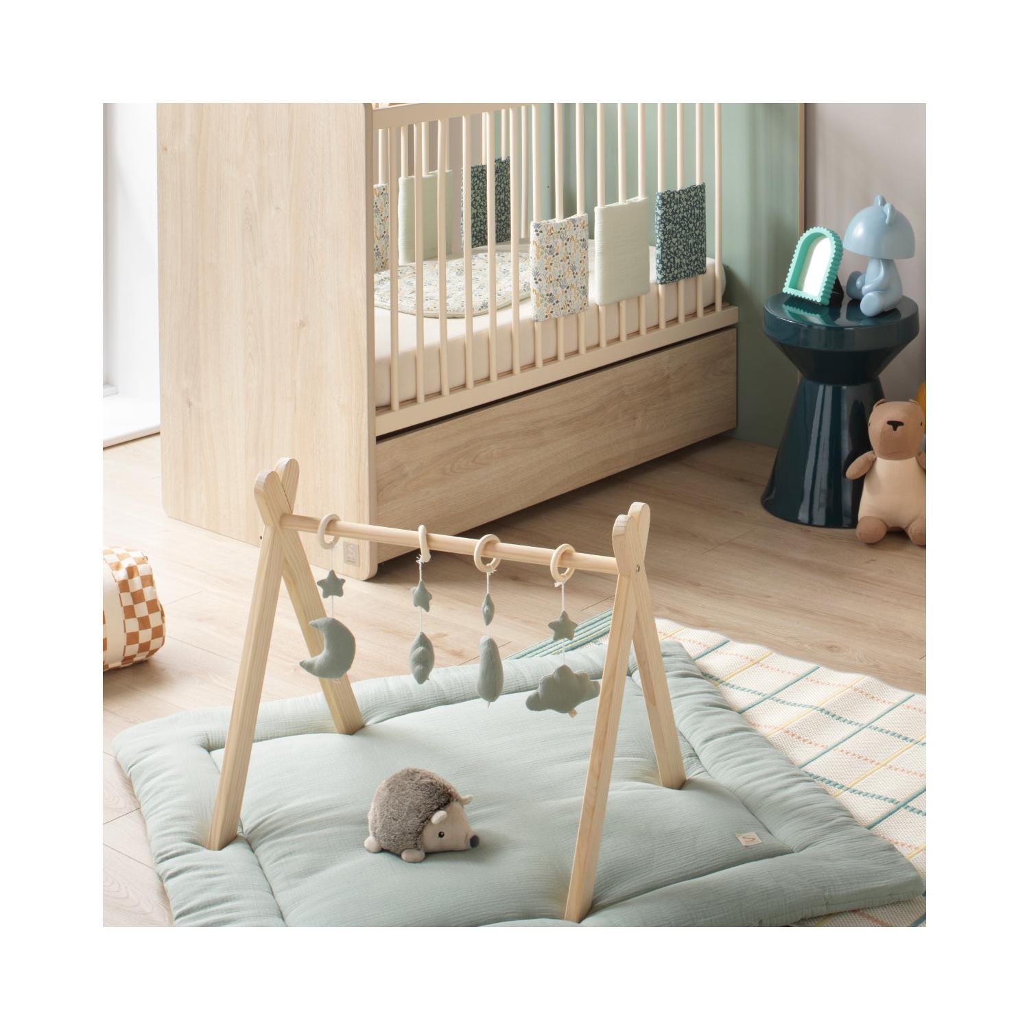 Arche D'Éveil Bois Avec 4 Jouets