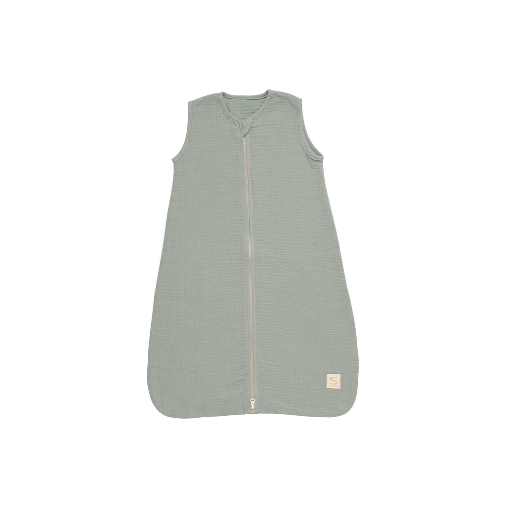 Gigoteuse D'Été Bébé En Double Gaze De Coton - Vert