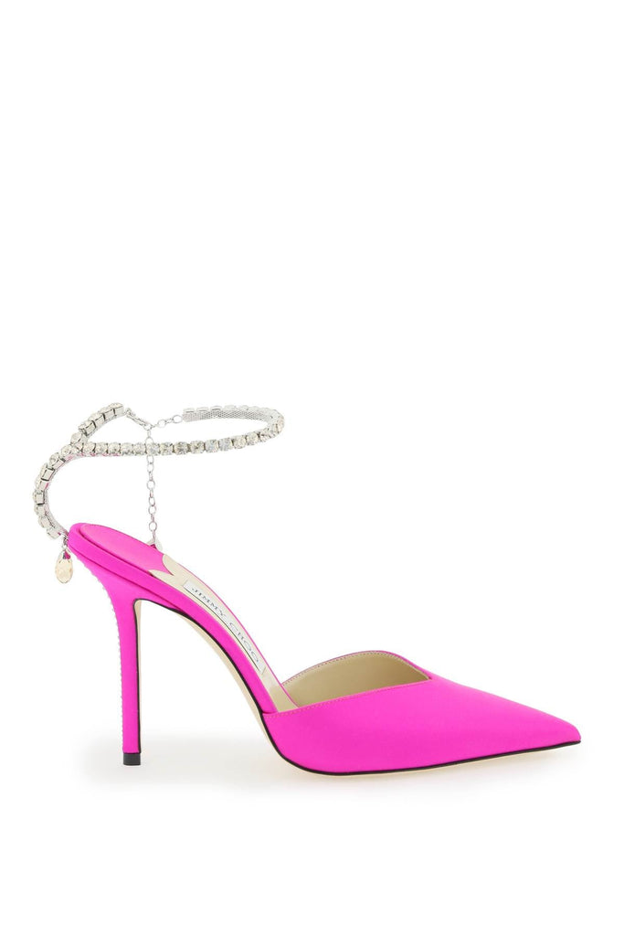 Jimmy Choo - Escarpins Jimmy Choo Saeda 100 Satin Pumps