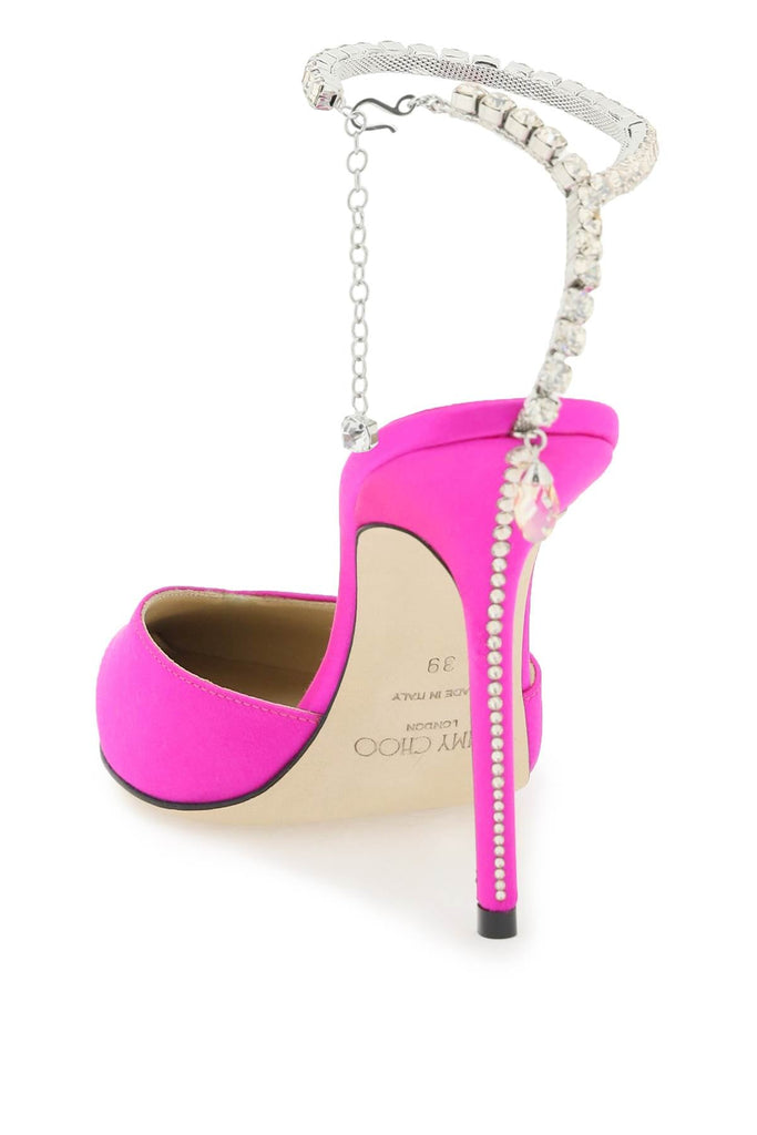 Jimmy Choo - Escarpins Jimmy Choo Saeda 100 Satin Pumps