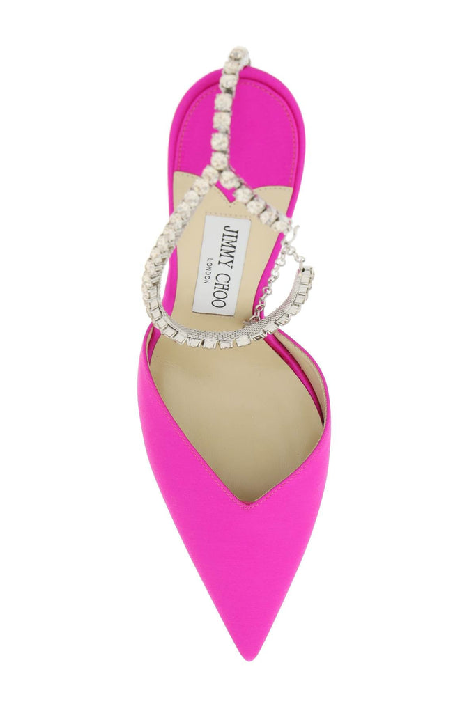 Jimmy Choo - Escarpins Jimmy Choo Saeda 100 Satin Pumps
