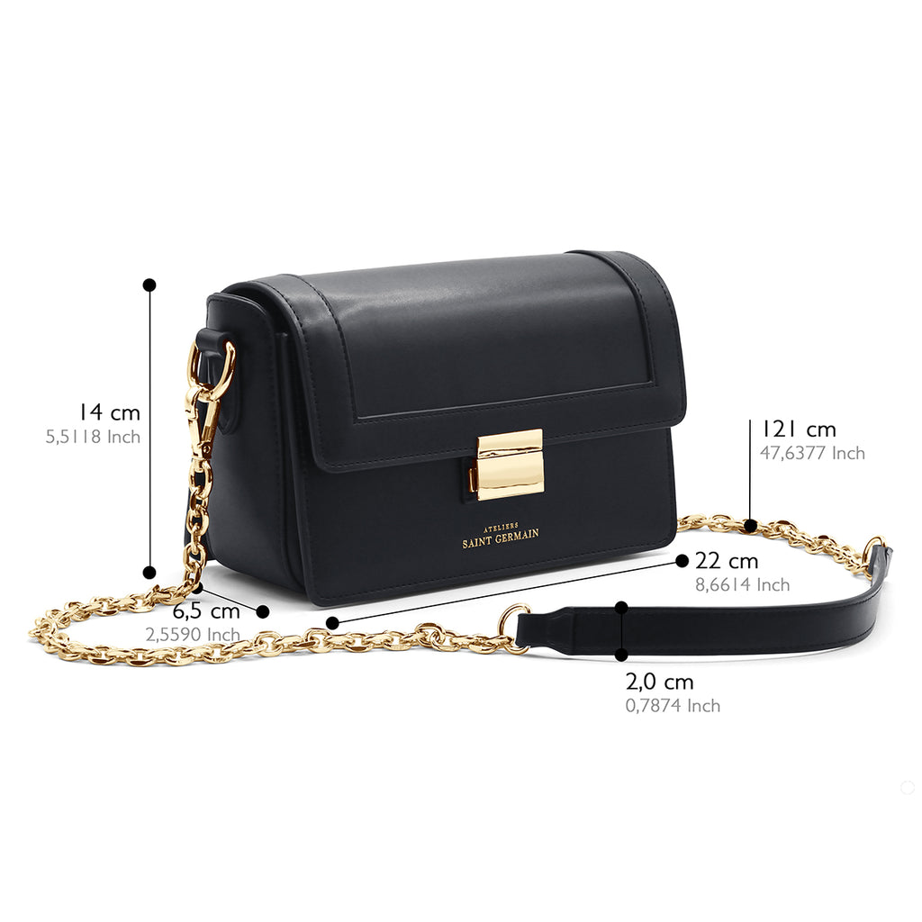 Sac Épaule Baguette Saint Cloud - Noir