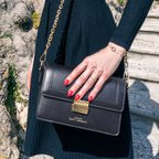 Sac Épaule Baguette Saint Cloud - Noir