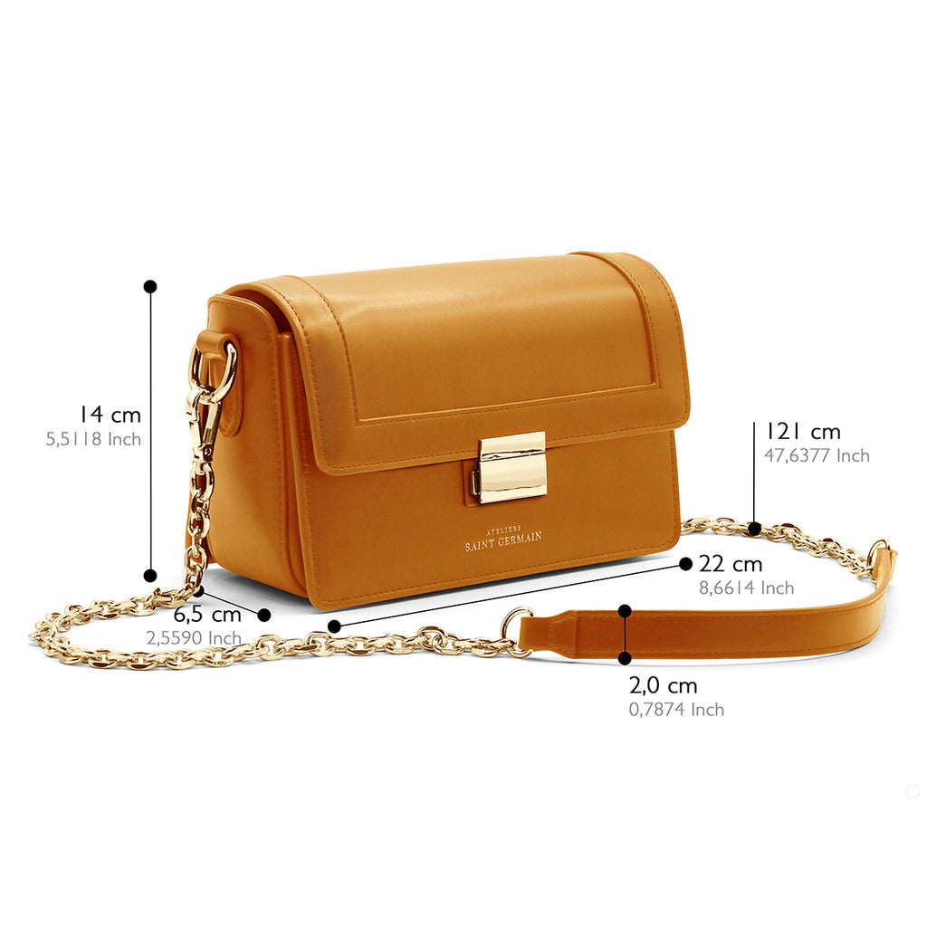 Sac Épaule Baguette Saint Cloud - Camel