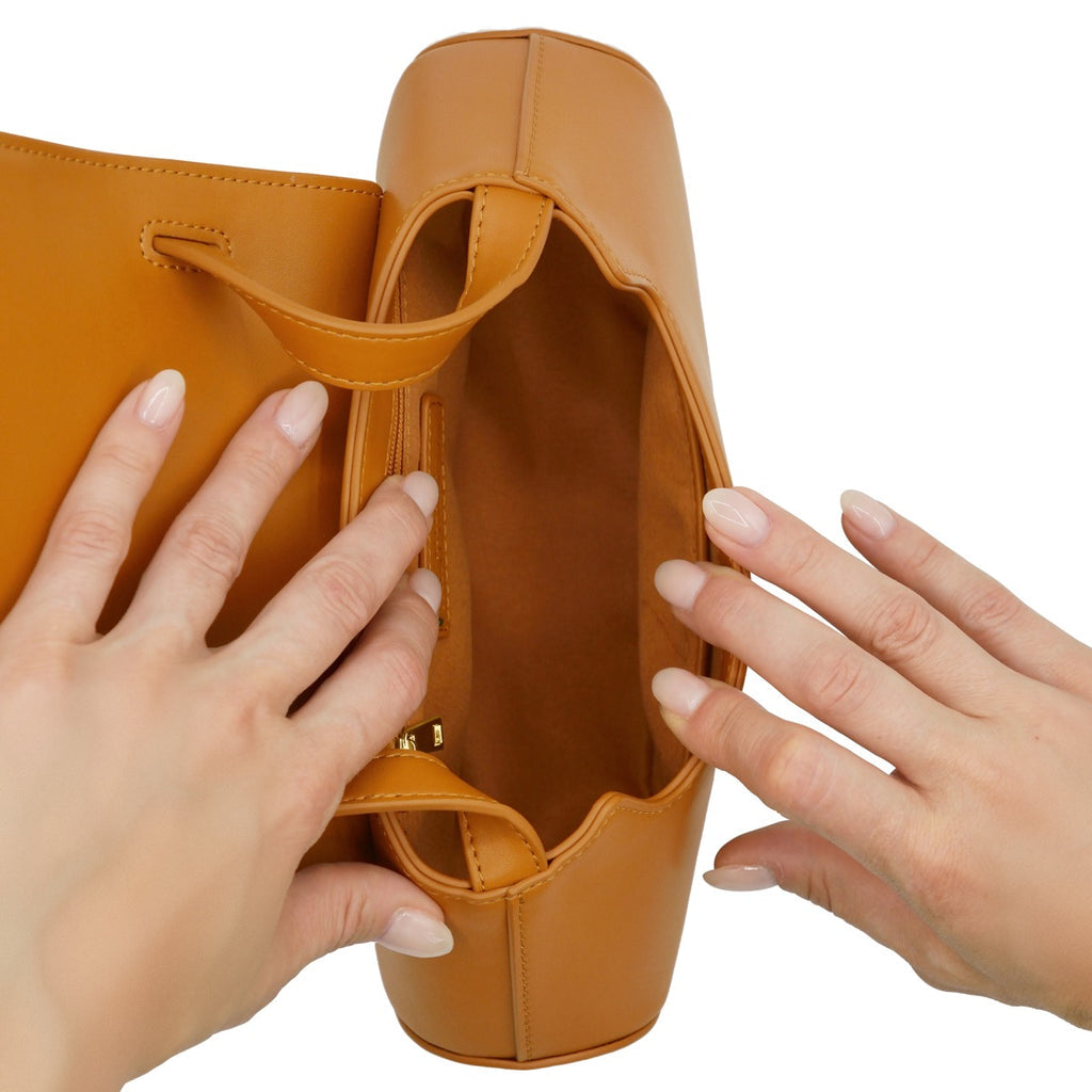 Sac Épaule Trotteur Saint Germain - Camel