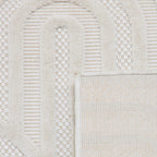 Tapis arc de cercle Blanc : SAN985BLA Nazar rugs