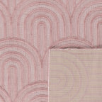 Tapis Santorini 985 - Motif Graphique - Rose - Intérieur / Extérieur