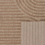 Tapis Santorini 986 - Motif Graphique - Beige - Intérieur / Extérieur
