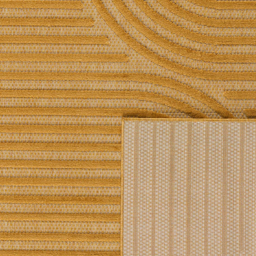 Santorini - Tapis D'Intérieur/Extérieur - Polypropylène - Jaune