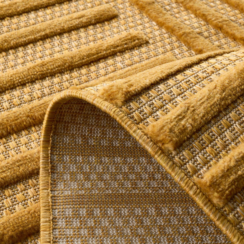 Santorini - Tapis D'Intérieur/Extérieur - Polypropylène - Jaune