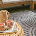 Santorini - Tapis D'Intérieur/Extérieur - Polypropylène - Noir