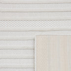 Tapis vague Blanc : SAN987BLA Nazar rugs