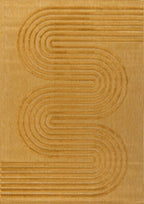 Santorini - Tapis D'Intérieur/Extérieur - Polypropylène - Jaune
