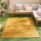 Santorini - Tapis D'Intérieur/Extérieur - Polypropylène - Jaune