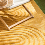 Santorini - Tapis D'Intérieur/Extérieur - Polypropylène - Jaune