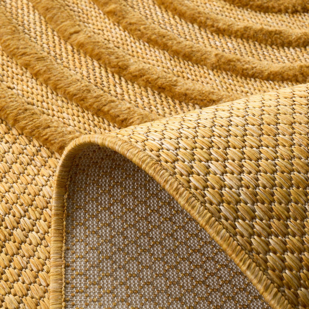 Santorini - Tapis D'Intérieur/Extérieur - Polypropylène - Jaune