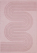 Santorini - Tapis D'Intérieur/Extérieur - Polypropylène - Rose